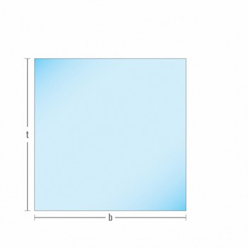 Bodenplatte Glas Quadrat